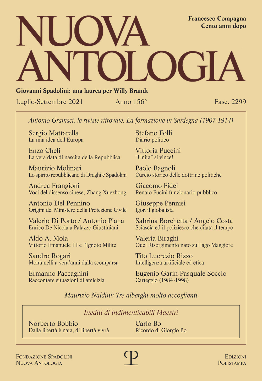 Nuova antologia (2021). Vol. 3: Luglio-settembre