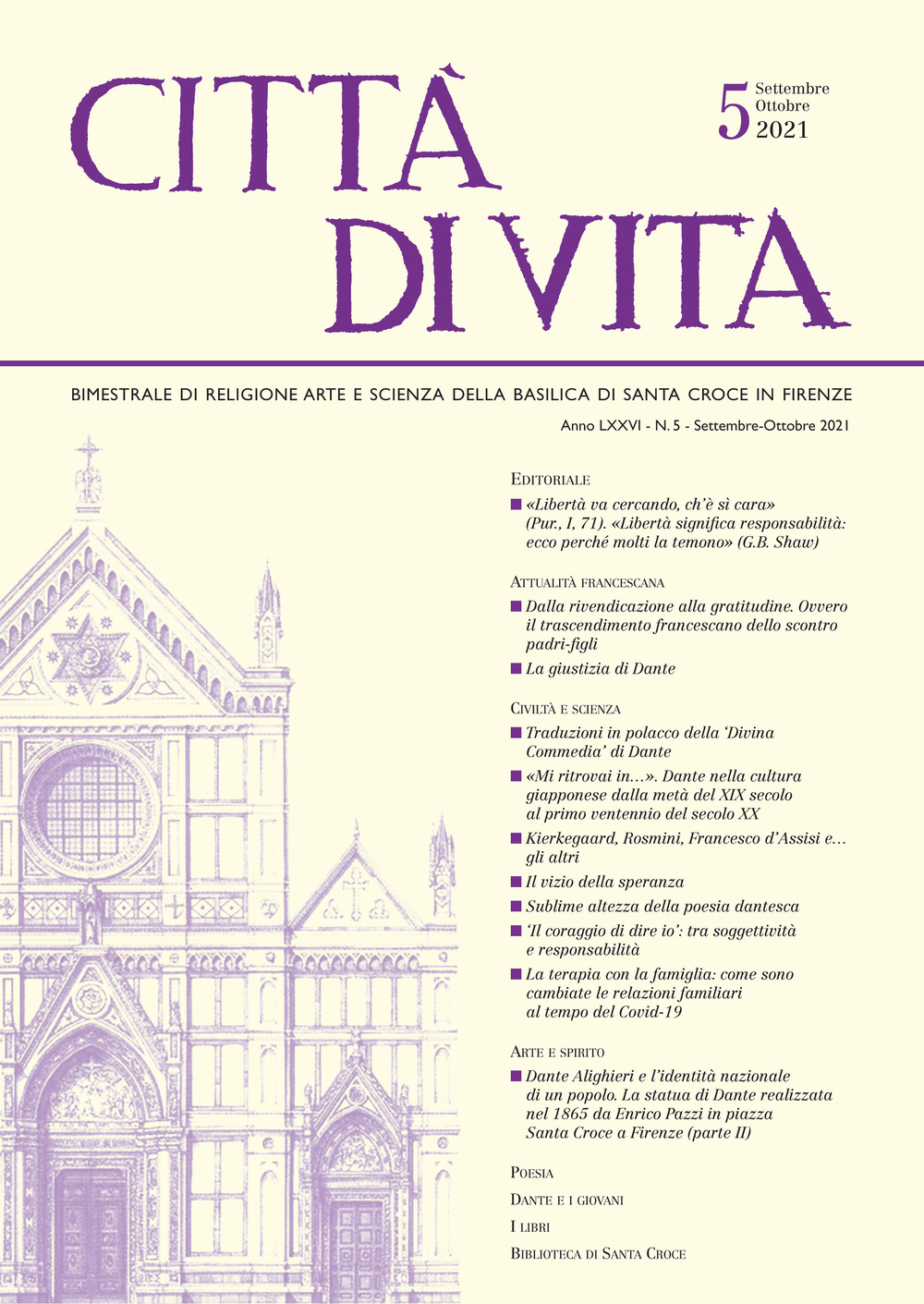 Città di vita (2021). Vol. 5: Settembre-Ottobre
