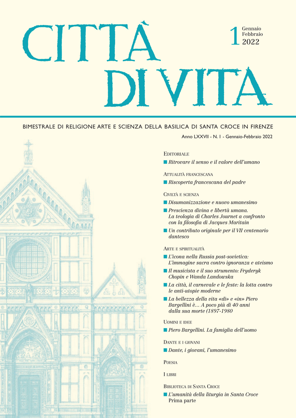 Città di vita (2022). Vol. 1