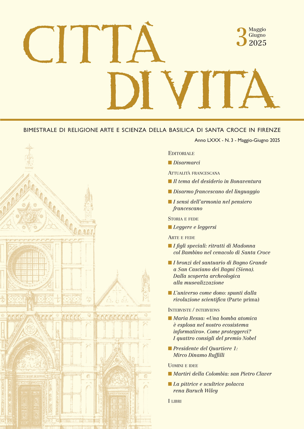 Città di vita (2025). Vol. 3: Maggio-giugno
