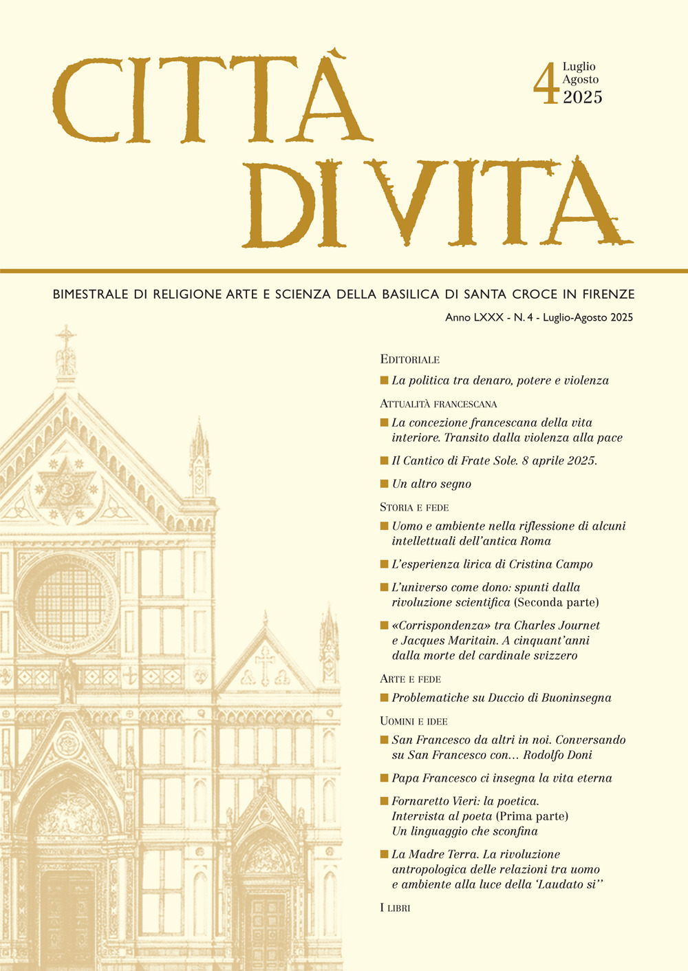 Città di vita (2025). Vol. 4: Luglio-agosto