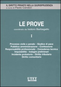 Le prove. Vol. 1: Processo civile e penale, giudice di pace, pubblica amministrazione, confessione, responsabilità professionale...