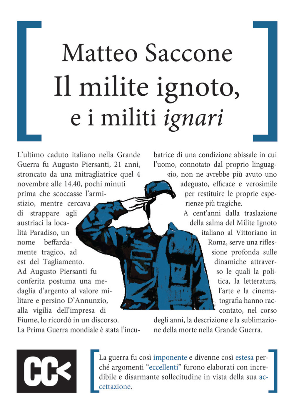 Il milite ignoto e i militi ignari