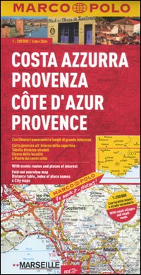 Costa Azzurra. Provenza 1:200.000. Ediz. multilingue