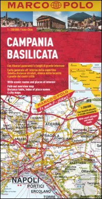 Campania, Basilicata 1:200.000. Ediz. multilingue