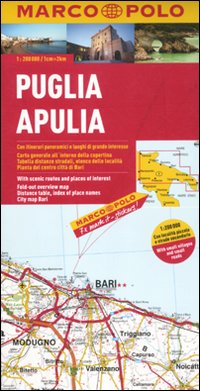 Puglia 1:200.000. Ediz. multilingue