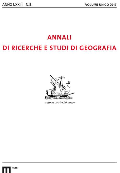 Annali di ricerche e studi di geografia (2017)