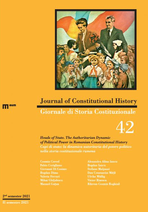 Giornale di storia Costituzionale-Journal of Constitutional history (2021). Ediz. bilingue. Vol. 42