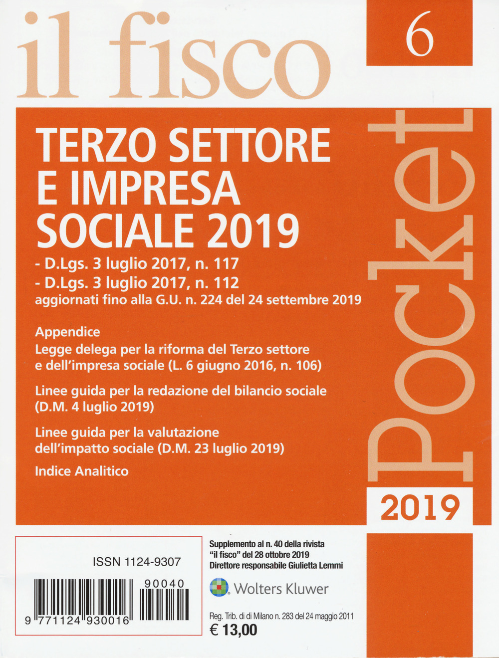 Terzo settore e impresa sociale 2019