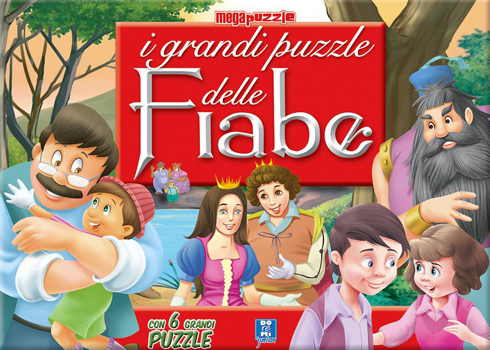 Il grande libro puzzle delle fiabe. Ediz. illustrata. Con 6 puzzle