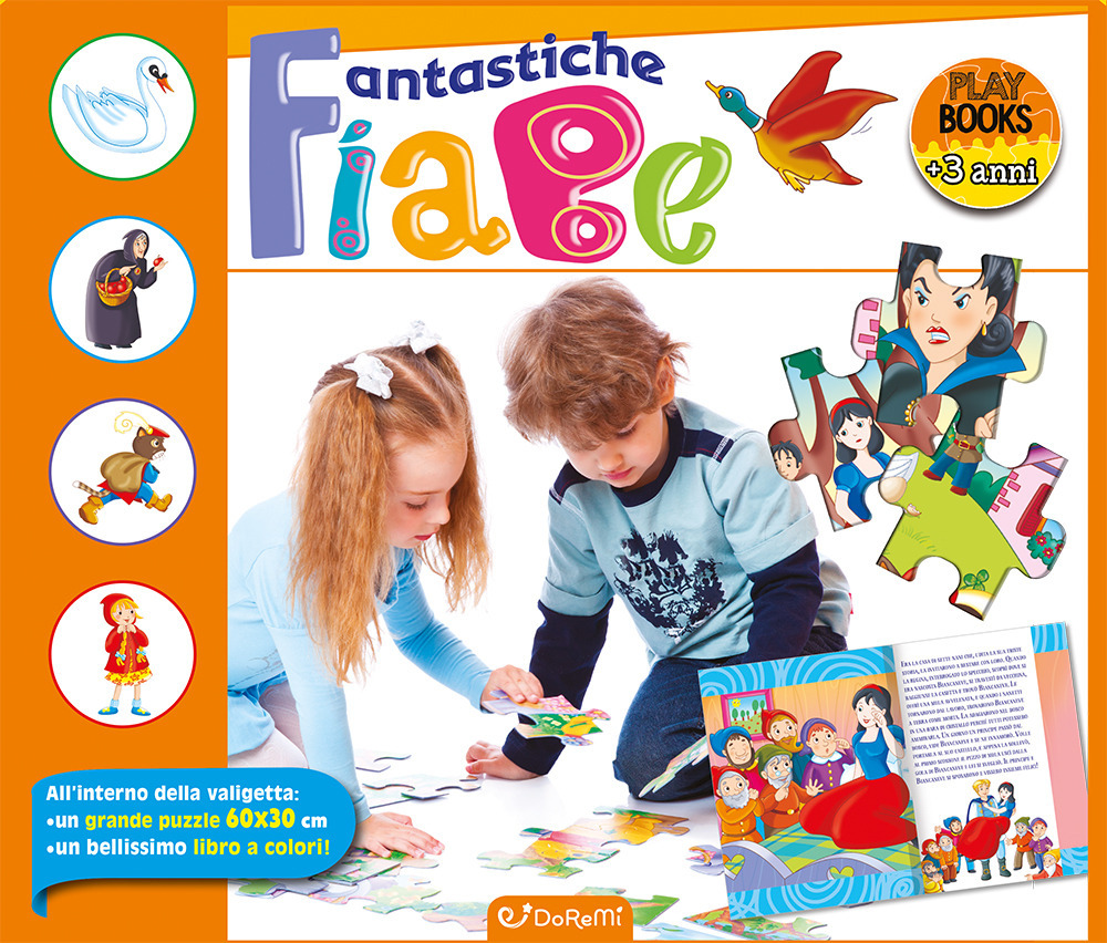 Fantastiche fiabe. Play books. Ediz. a colori. Con puzzle
