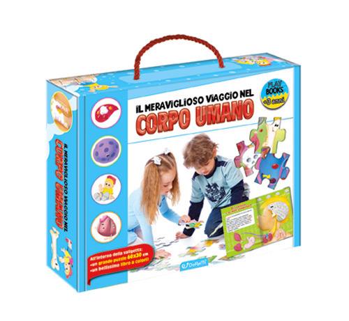 Il meraviglioso viaggio nel corpo umano. Play books. Ediz. a colori. Con puzzle