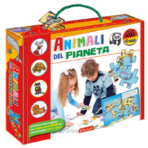 Animali del pianeta. Play books. Ediz. a colori. Con puzzle