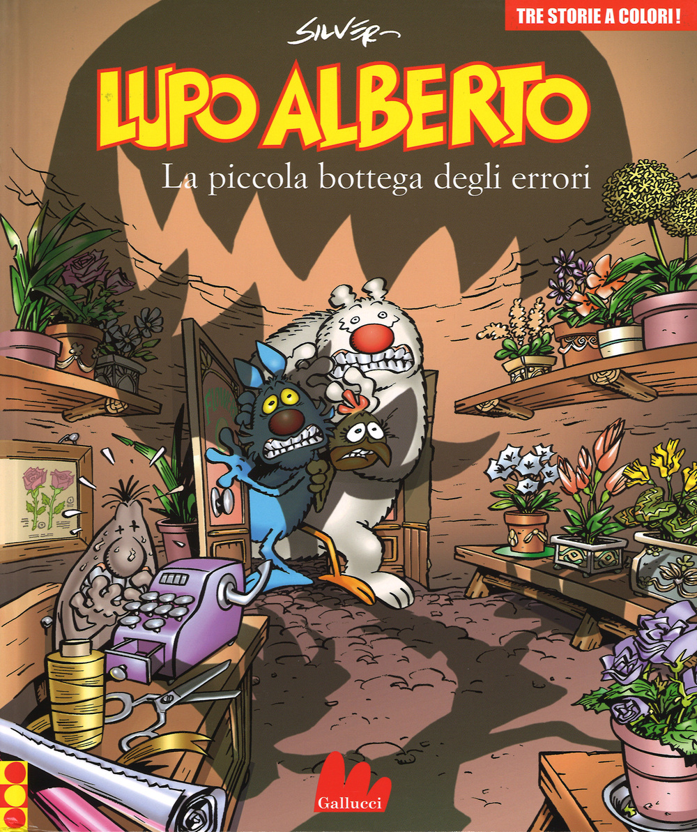 Lupo Alberto. Tre storie a colori. La piccola bottega degli errori. Vol. 8