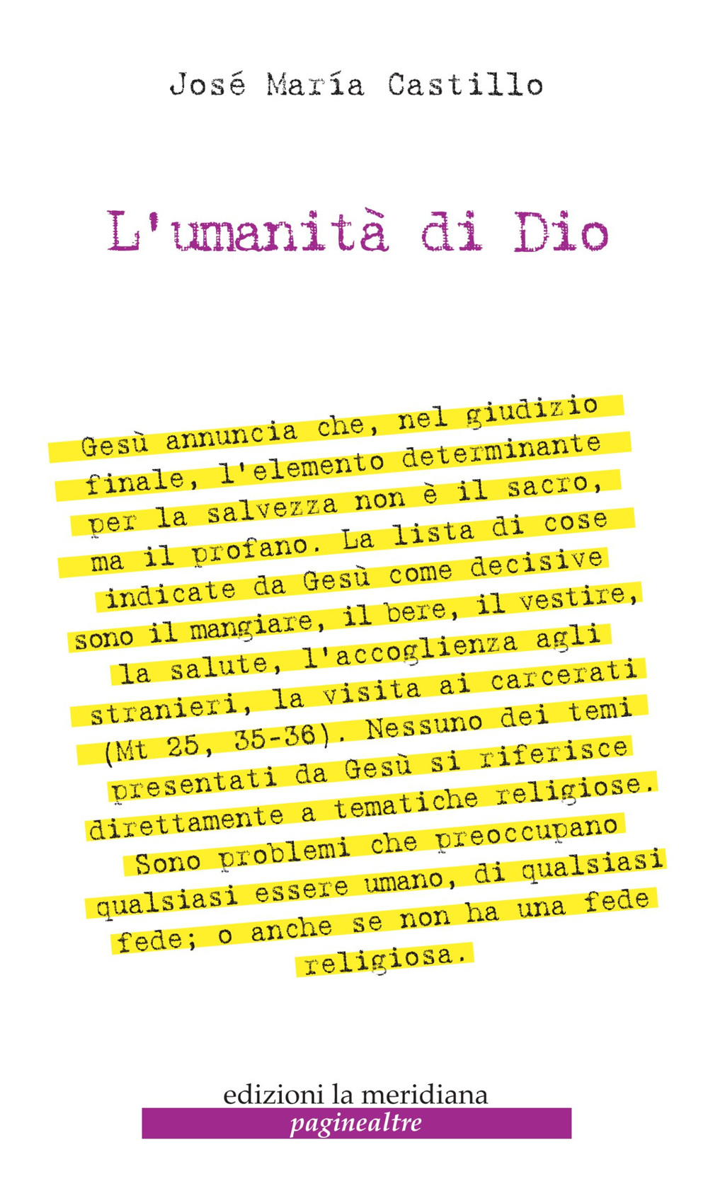 L'umanità di Dio