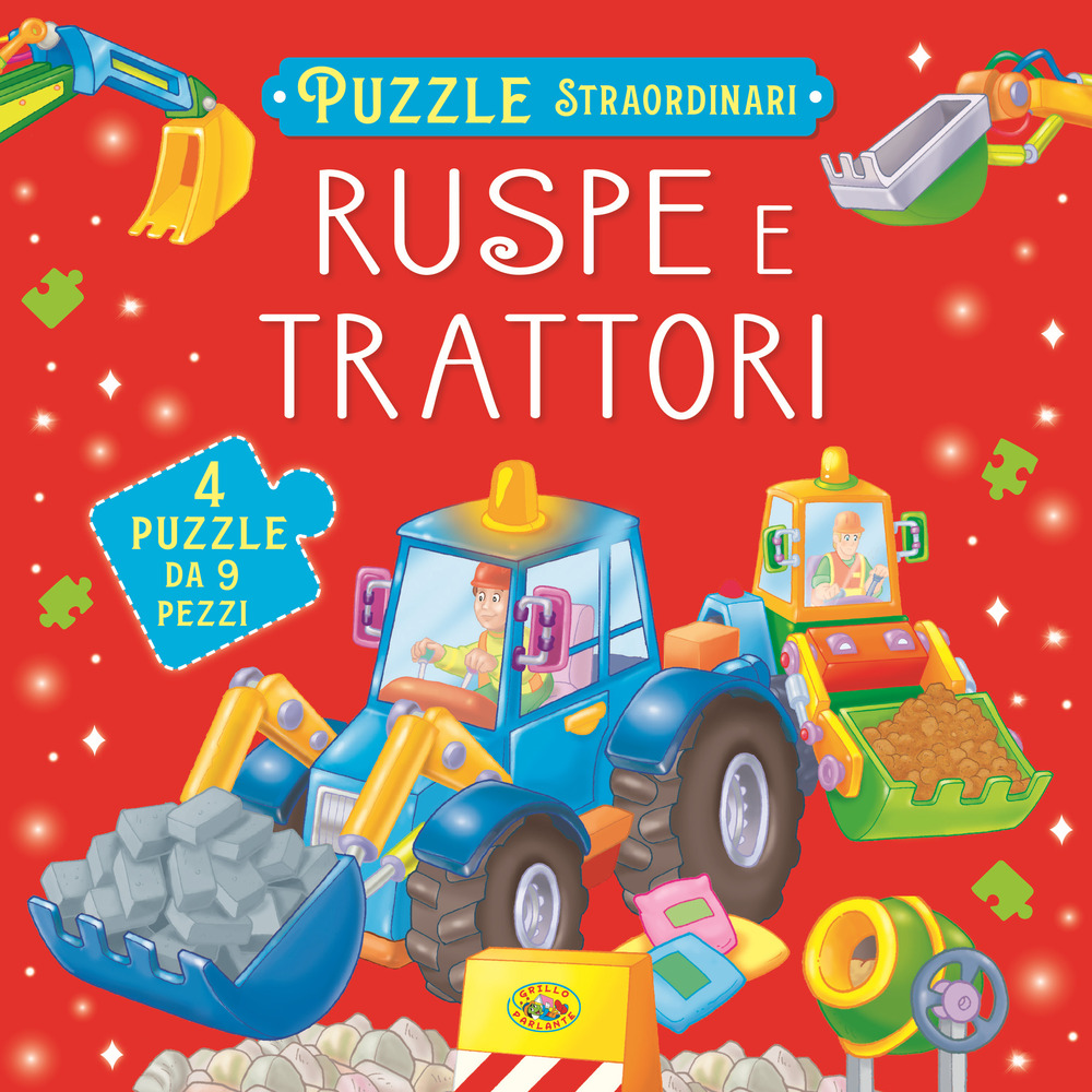 Ruspe e trattori. Libro puzzle. Ediz. a colori