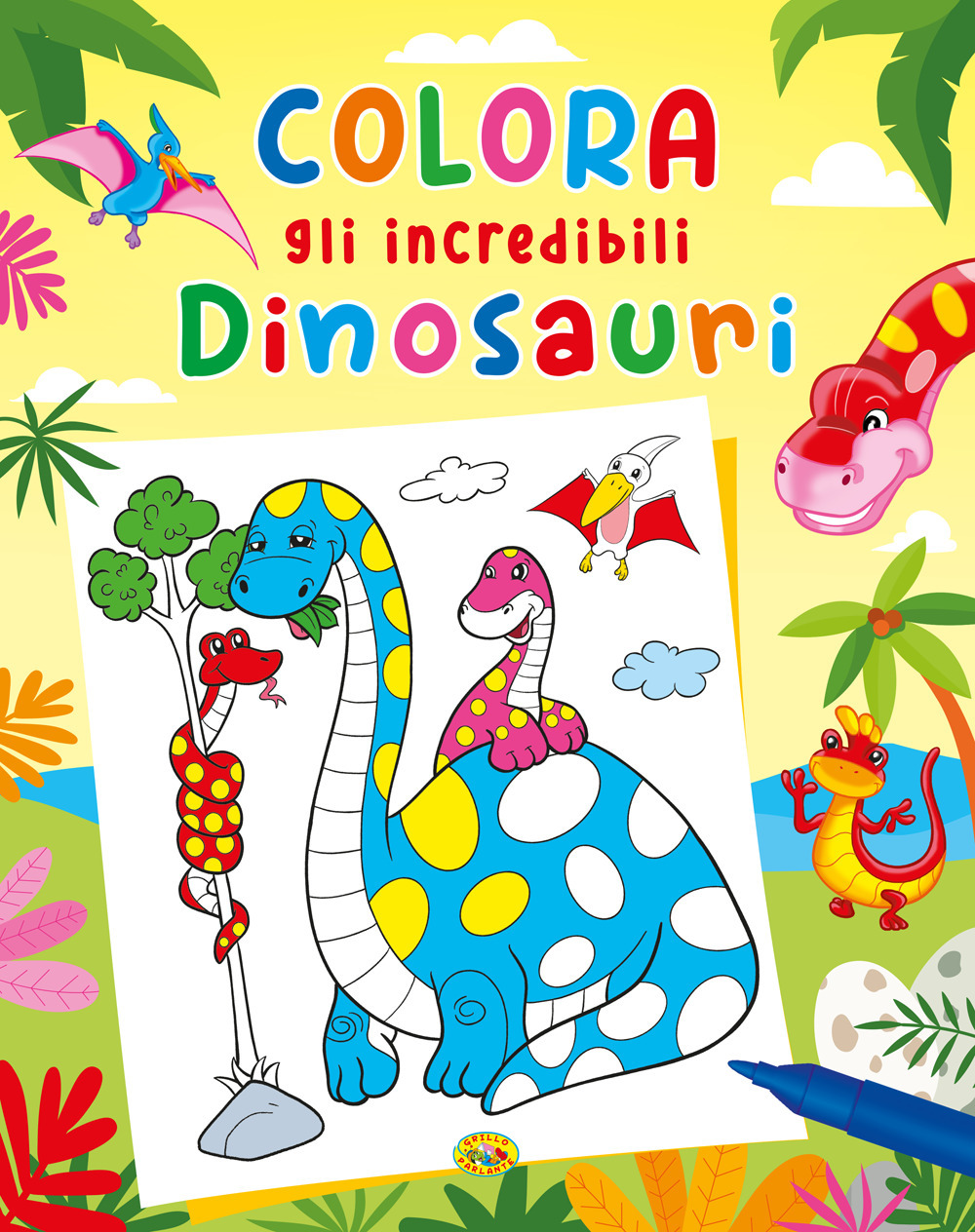 Colora gli incredibili dinosauri. Ediz. a colori