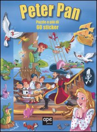 Peter Pan. Libro puzzle. Con adesivi. Ediz. illustrata