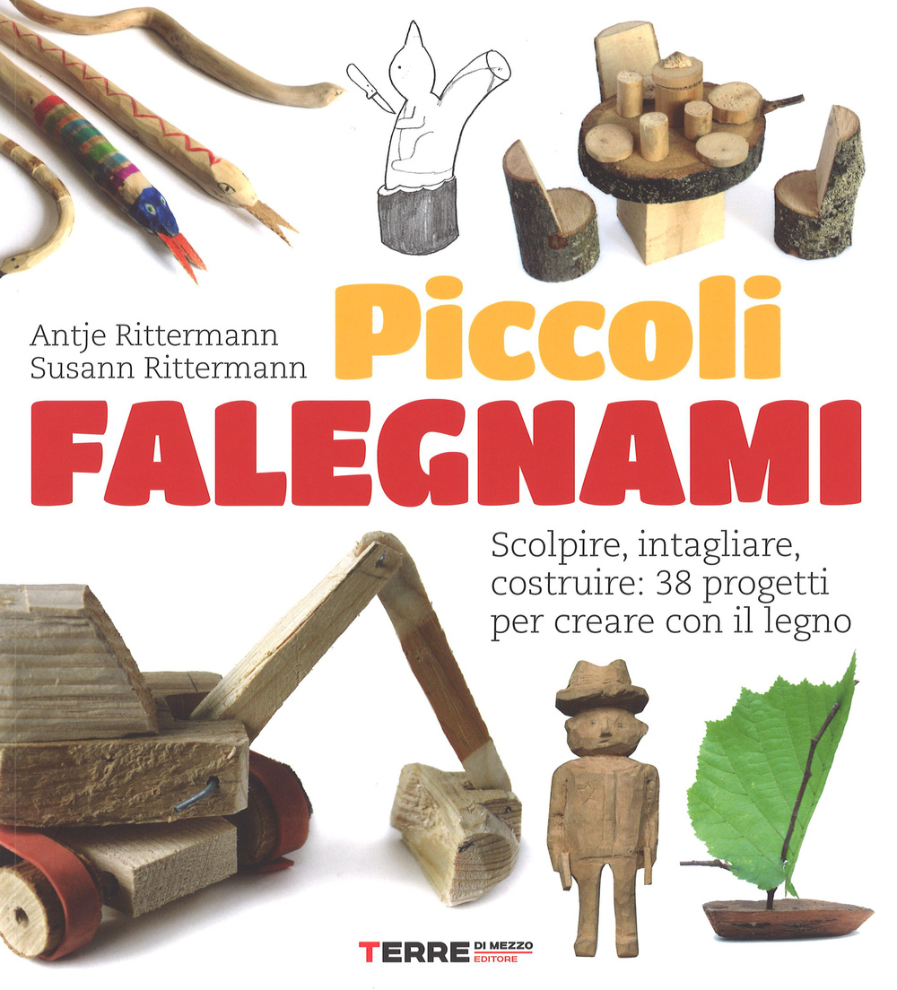 Piccoli falegnami. Scolpire, intagliare, costruire: 38 progetti per creare con il legno