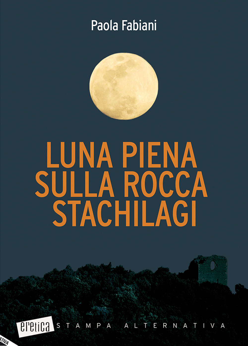 Luna piena sulla rocca Stachilagi