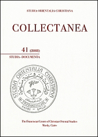 Studia orientalia christiana. Collectanea. Studia, documenta (2008). Ediz. araba, francese e inglese. Vol. 41