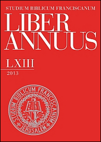 Liber annuus 2013. Ediz. italiana, inglese e tedesca