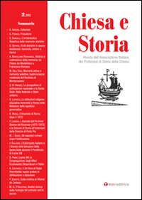 Chiesa e storia. Rivista dell'Associazione Italiana dei Professori di Storia della Chiesa. Vol. 2