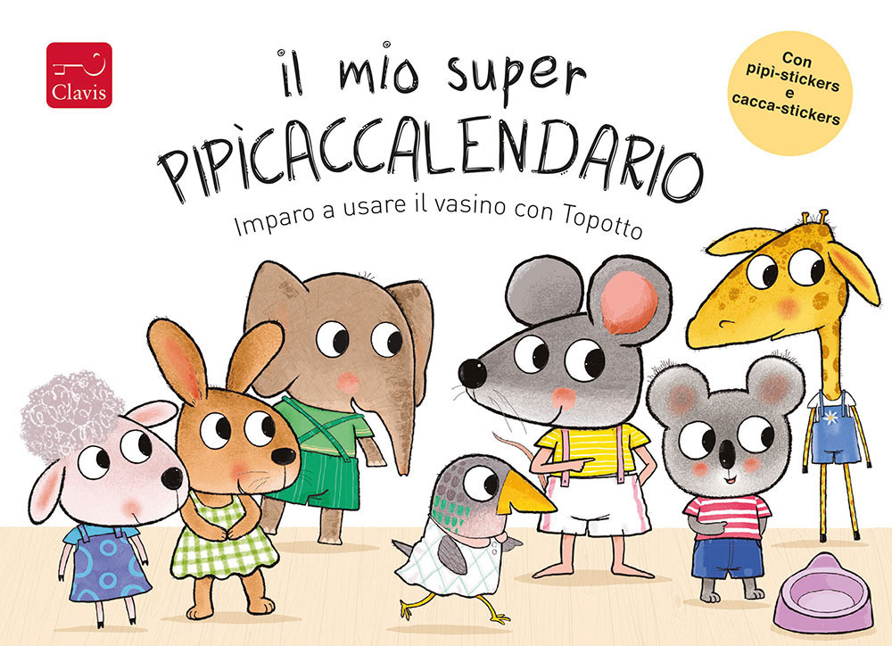 Il mio super pipìcaccalendario. Imparo a usare il vasino con Topotto. Con adesivi. Ediz. a colori