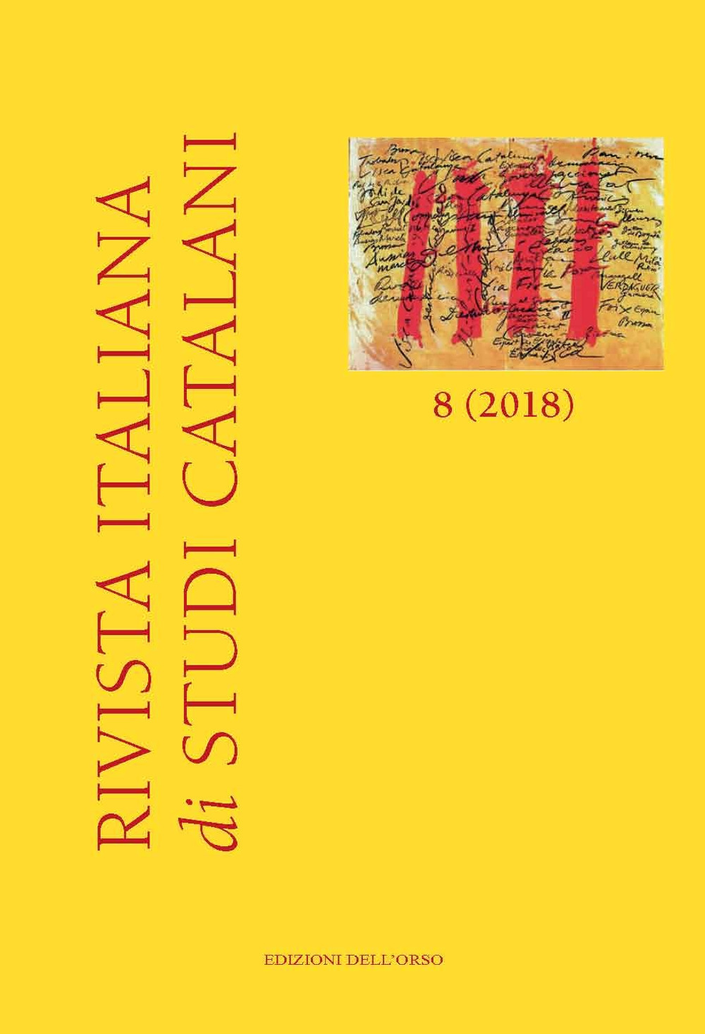 Rivista italiana di studi catalani (2018). Vol. 8