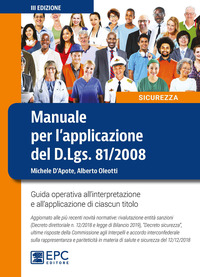 MANUALE PER L'APPLICAZIONE DEL D.LGS. 81/2008