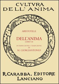 Dell'anima. Libro 3°