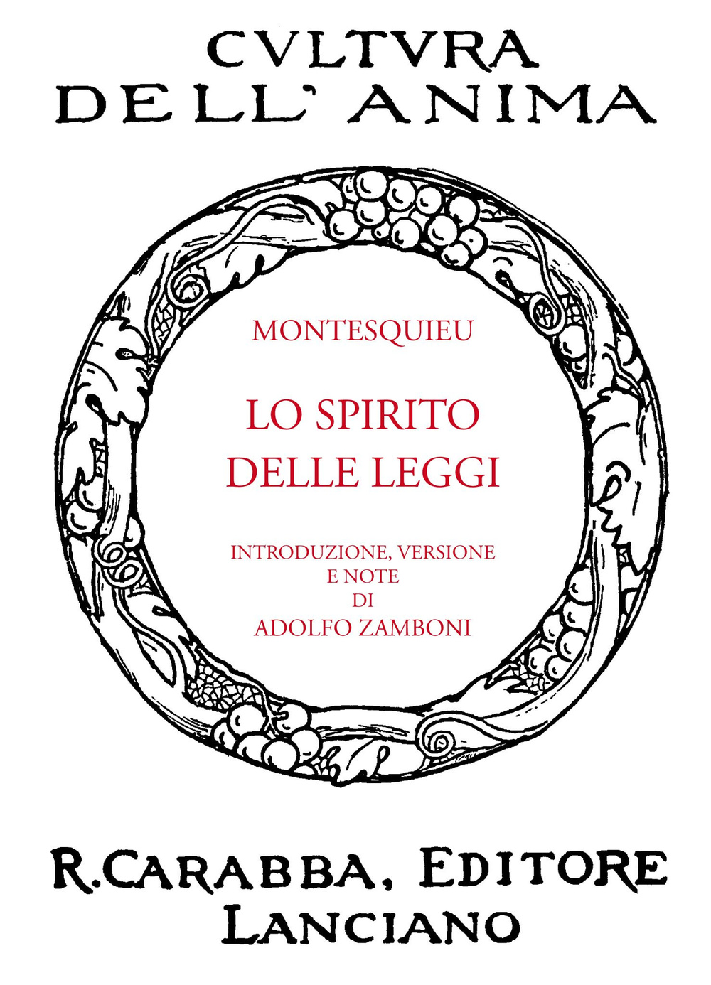 Lo spirito delle leggi