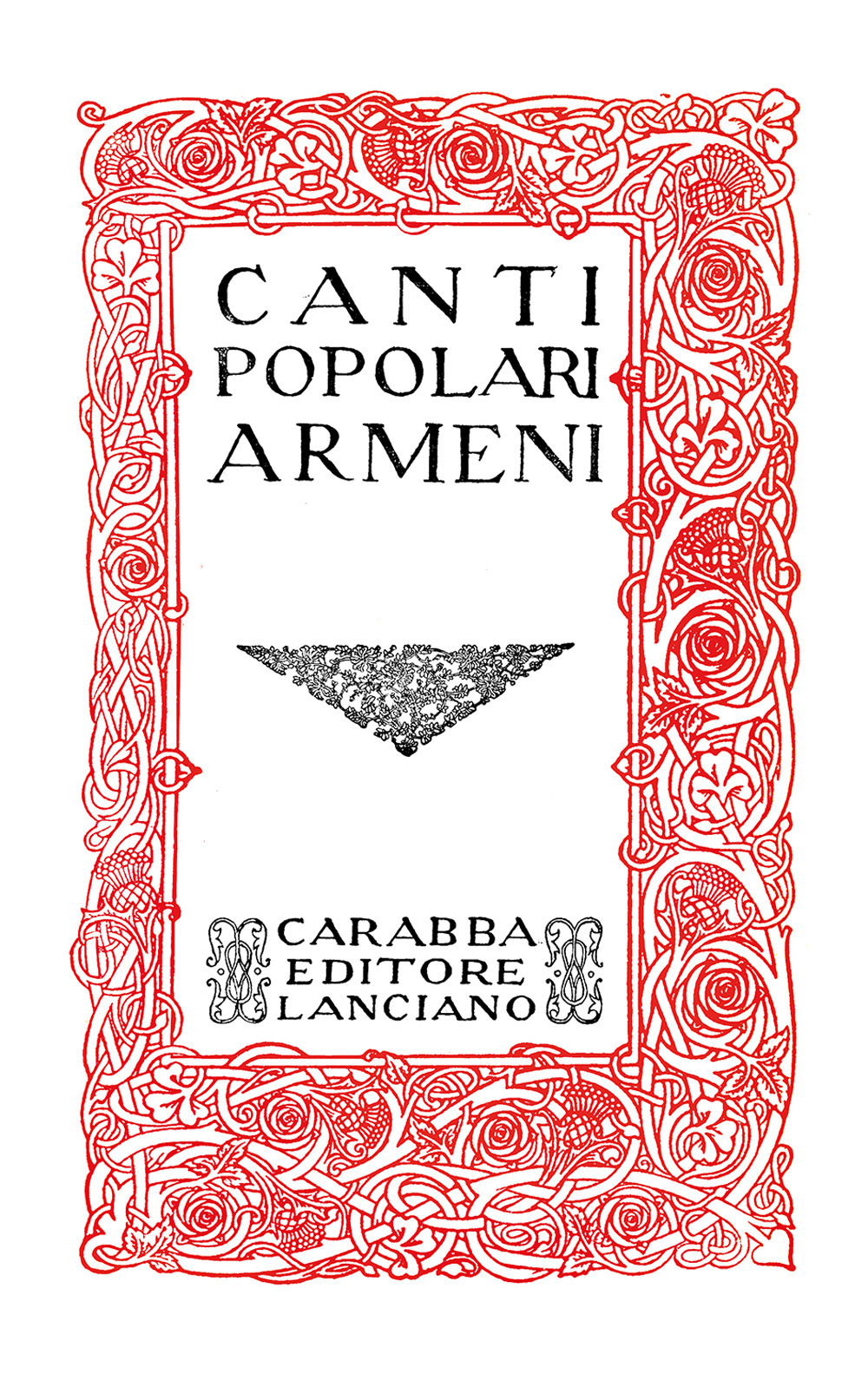 Canti popolari armeni