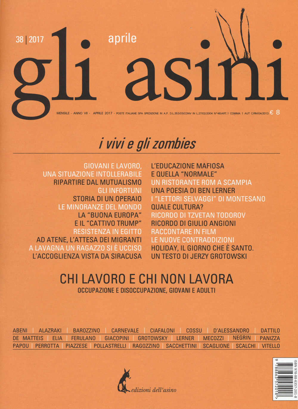 Gli asini. Rivista di educazione e intervento sociale. Vol. 38