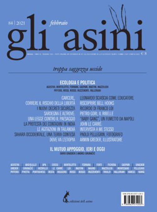 Gli asini. Rivista di educazione e intervento sociale (2021). Vol. 84: Troppa saggezza uccide