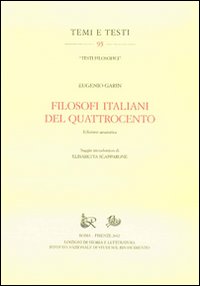 Filosofi italiani del Quattrocento. Ediz. anastatica