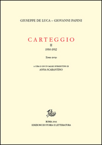 Carteggio. Vol. 2/3: 1930-1932