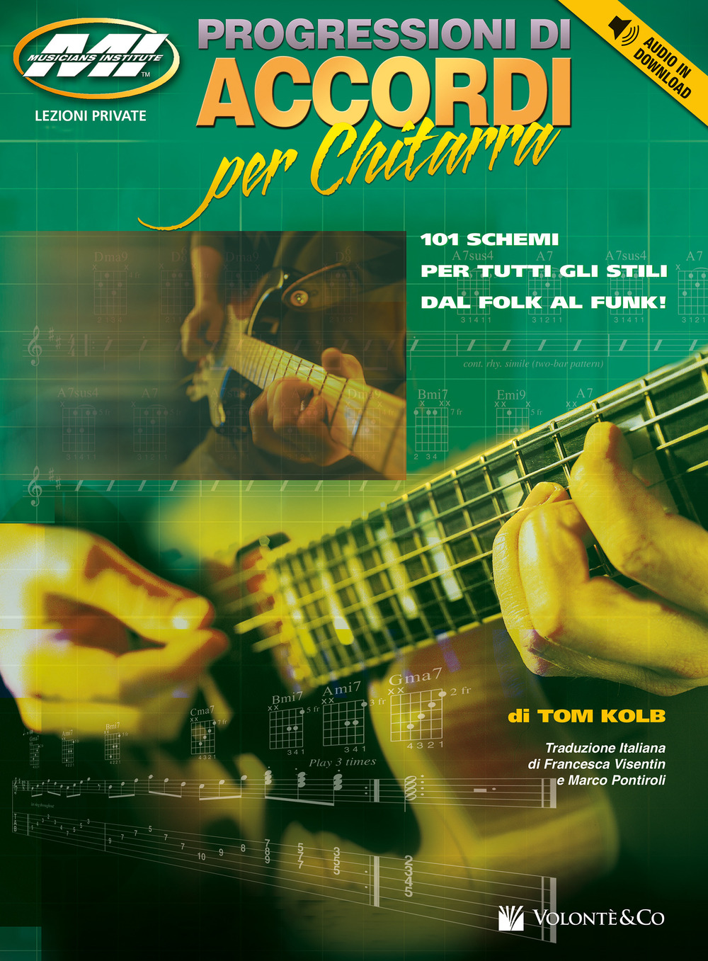 Progressione di accordi per chitarra. Con File audio per il download