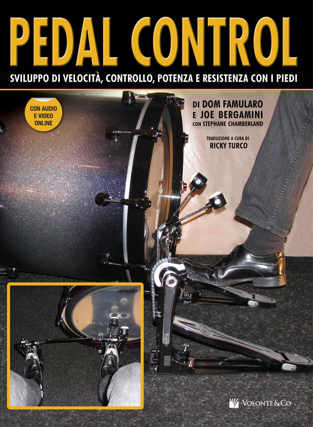 Pedal control. Sviluppo di velocità, controllo, potenza e resistenza con i piedi. Con audio in download. Con video streaming