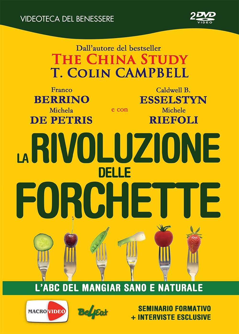 La rivoluzione delle forchetta. L'ABC del mangiar sano e naturale. Ediz. italiana e inglese. 2 DVD