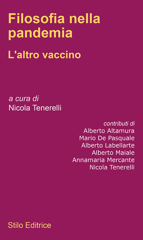 Filosofia nella pandemia. L'altro vaccino