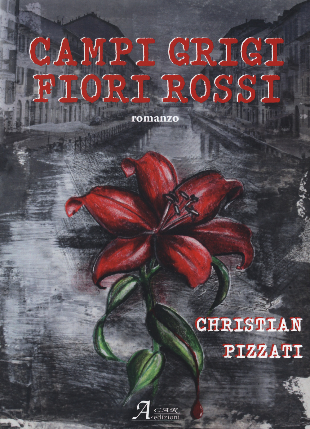 Campi grigi, fiori rossi