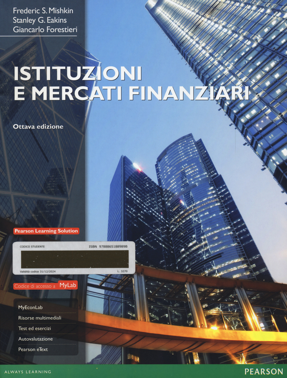 Istituzioni e mercati finanziari. Ediz. Mylab. Con Contenuto digitale per download e accesso online