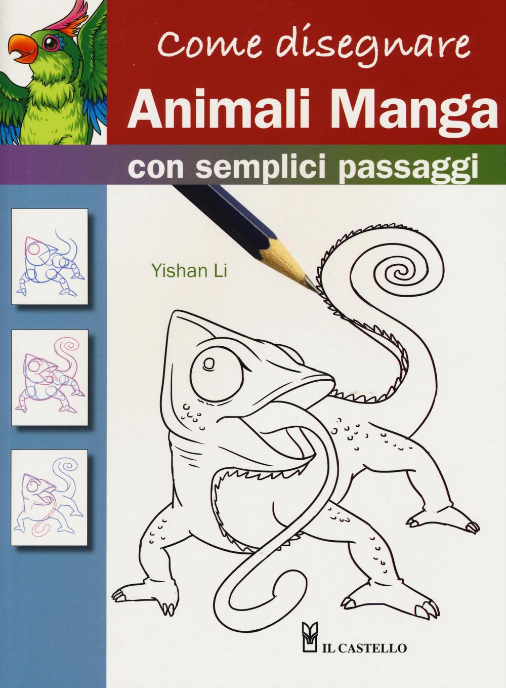 Come disegnare animali manga con semplici passaggi