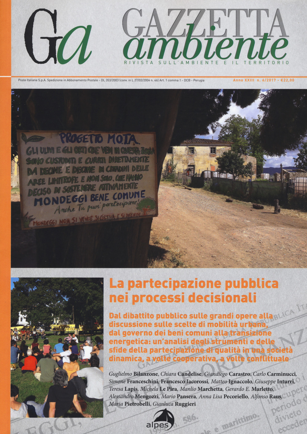 Gazzetta ambiente. Rivista sull'ambiente e il territorio (2017). Vol. 6: La partecipazione pubblica nei processi decisionali