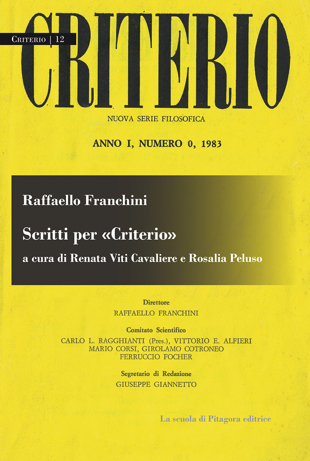 Scritti per «Criterio»