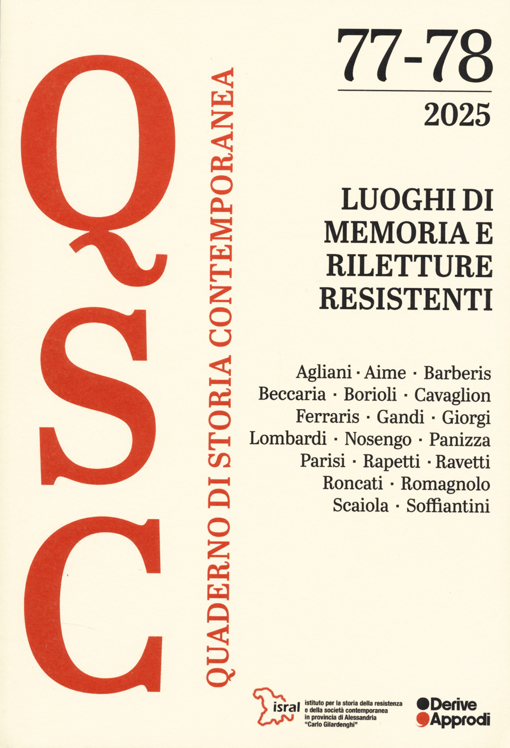 Quaderno di storia contemporanea (2025). Vol. 77-78