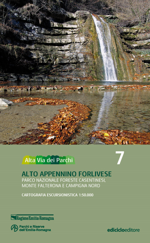 Alta via dei parchi 1:50.000. Nuova ediz.. Vol. 7: Alto Appennino forlivese. Parco nazionale Foreste Casentinesi, monte Falterona e Campigna nord