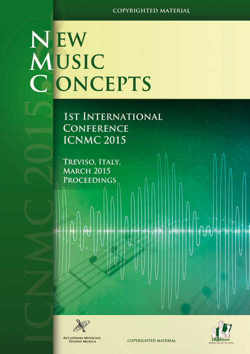 1st international Conference on new music concepts