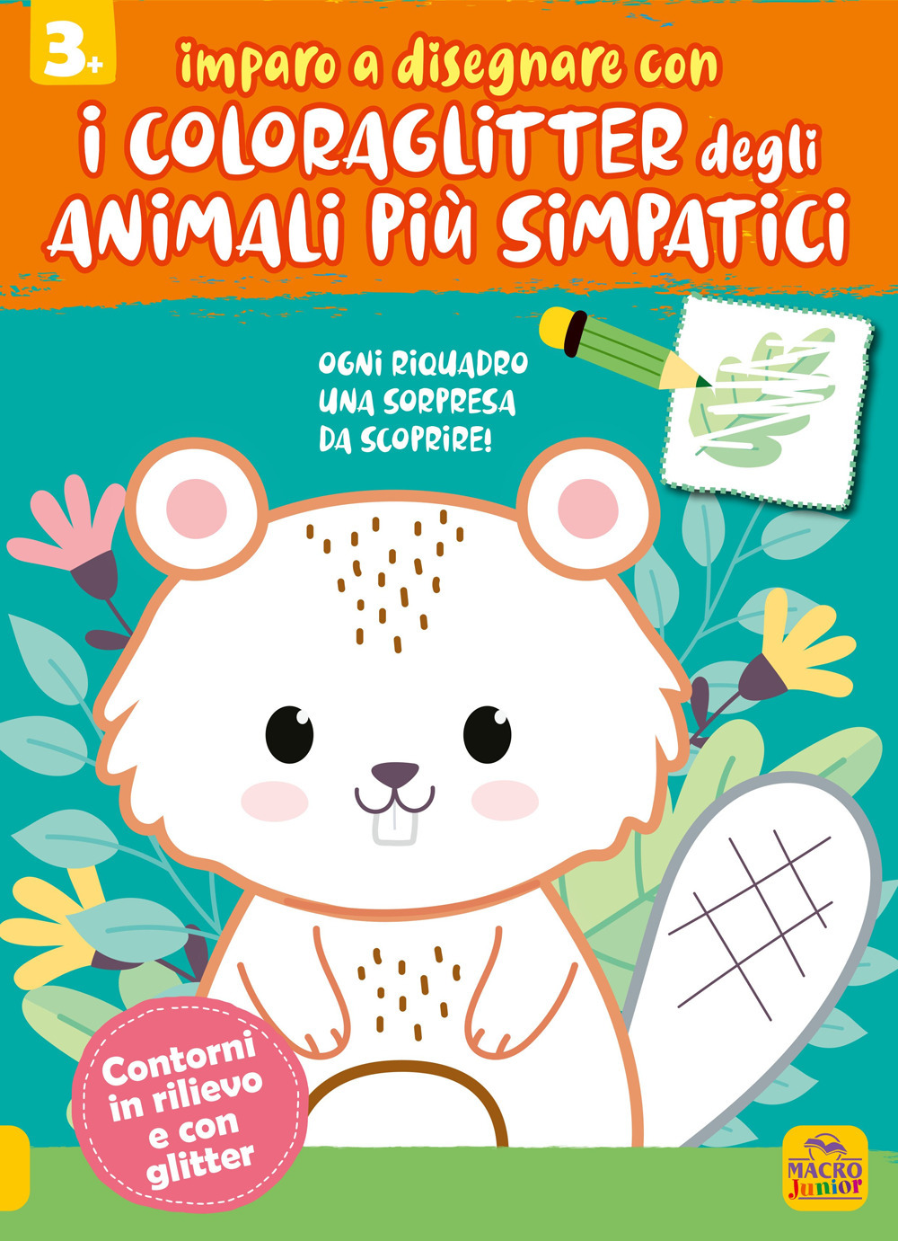 Imparo a disegnare con i coloraglitter degli animali più simpatici. Ediz. illustrata